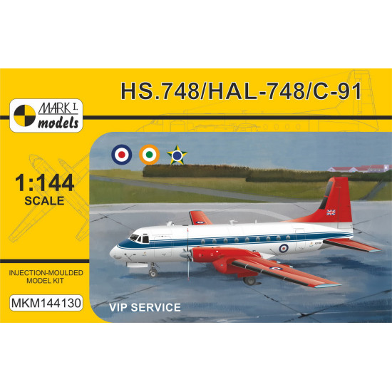 Mark I Mkm144130 1/144 Hawker Siddeley Hs.748/Hal-748 Vip Service Uk Airliner