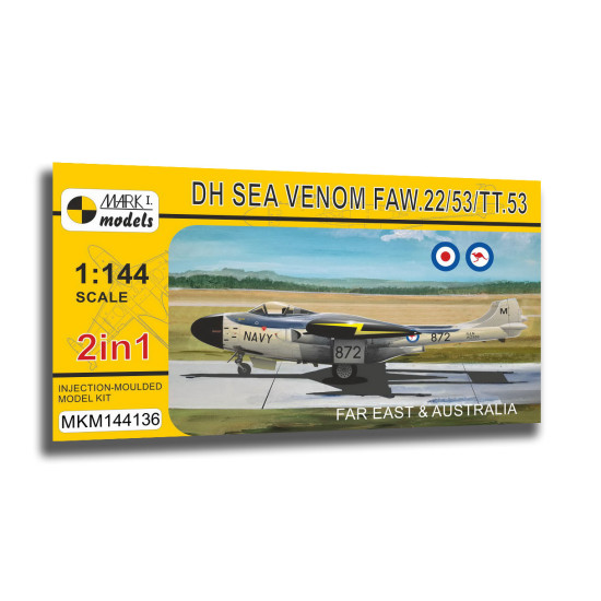 Mark I Mkm144136 1/144 Dh.112 Sea Venom Faw.22/53/Tt.53 Far East And Australia