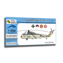 Mark I Mkm144146 1/144 Sikorsky H-34 In Europe Deu It Nl Be Helicopter