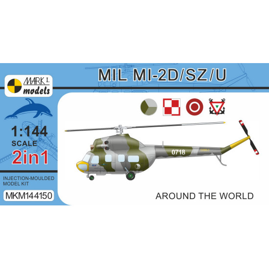 Mark I Mkm144150 1/144 Mil Mi-2 Hoplite Around The World Soviet Helicopter