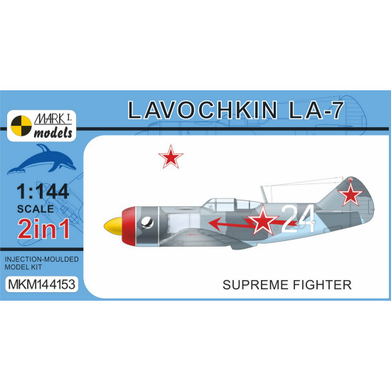 Mark I Mkm144153 1/144 Lavochkin La-7 Supreme Fighter 1944-1947 Wwii 2pcs