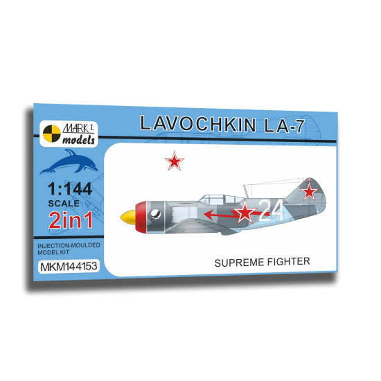 Mark I Mkm144153 1/144 Lavochkin La-7 Supreme Fighter 1944-1947 Wwii 2pcs