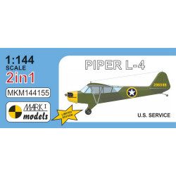 Mark I Mkm144155 1/144 Piper L-4 Grasshopper Us Service Aircraft Wwii 2pcs