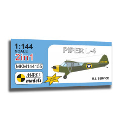 Mark I Mkm144155 1/144 Piper L-4 Grasshopper Us Service Aircraft Wwii 2pcs