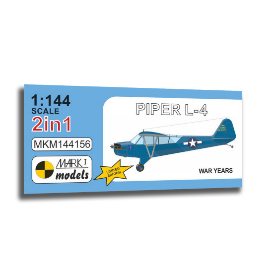 Mark I Mkm144156 1/144 Piper L-4 War Years Us Service Aircraft Wwii 2pcs