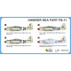 Mark I Mkm144161 1/144 Hawker Sea Fury Fb.11 Far East Korea Burma Australia 2pcs