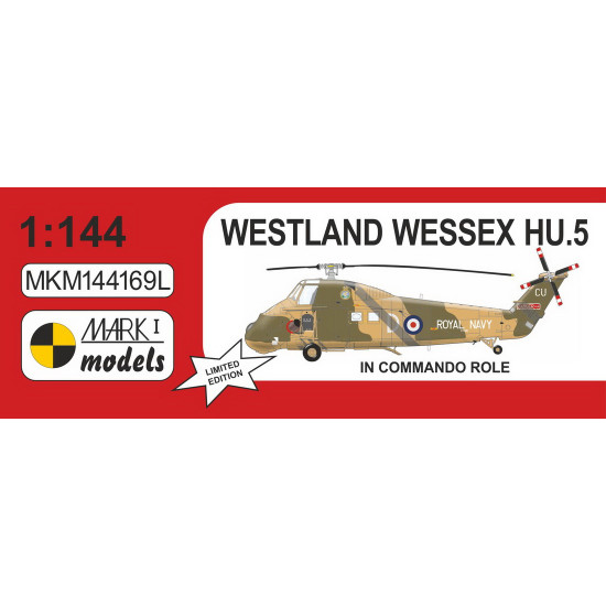 Mark I Mkm144169 1/144 Westland Wessex Hu.5 In Commando Role Helicopter