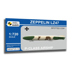 Mark I Mkm720-02 1/720 Zeppelin P-class Lz47 Spotted Cow Rigid Airship