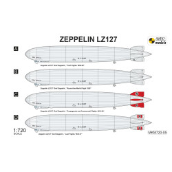 Mark I Mkm720-05 1/720 Zeppelin Lz127 Graf Zeppelin Rigid Airship