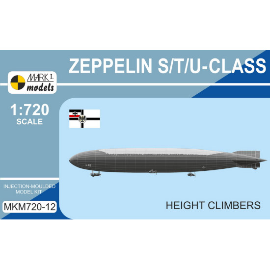 Mark I Mkm720-12 1/720 Zeppelin S, T And U-class Height Climbers Rigid Airship