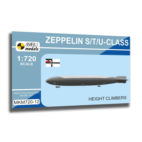 Mark I Mkm720-12 1/720 Zeppelin S, T And U-class Height Climbers Rigid Airship