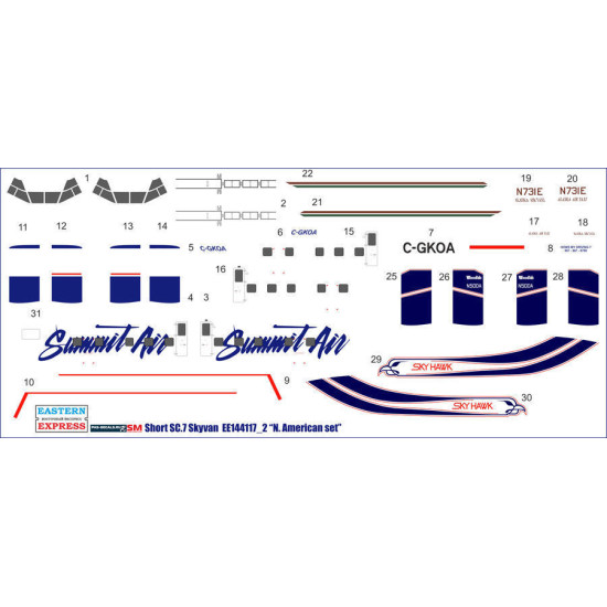 PASSENGER AIRCRAFT SHORT SC.7 SKYVAN 