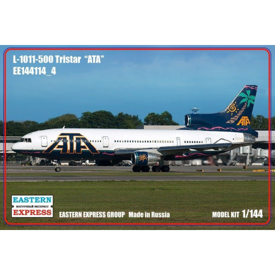1/144 EASTERN EXPRESS L-1011-500 TRISTAR ATA AIRLINER MODEL KIT EE144114-04