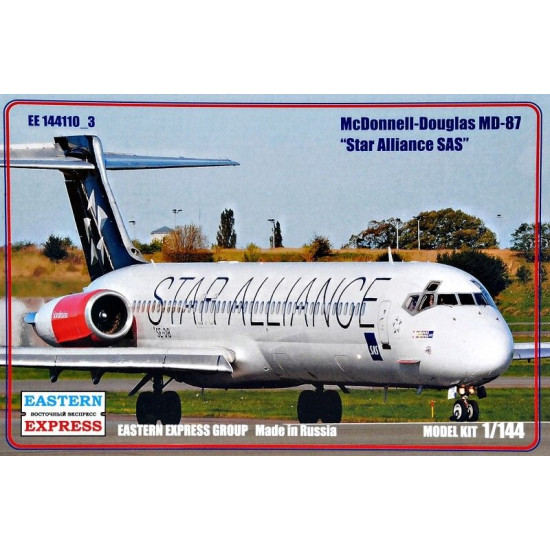 CIVIL AIRLINER MD-87 STAR ALLIANCE SAS 1/144 EASTERN EXPRESS EE144110-03