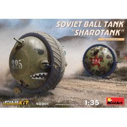MINIART 40001 SOVIET BALL TANK SHAROTANK INTERIOR 1/35 SCALE PLASTIC MODEL KIT