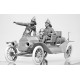 ICM 24017 MODEL T 1914 FIRE TRUCK WITH CREW PLASTIC MODEL KIT 1/24 SCALE