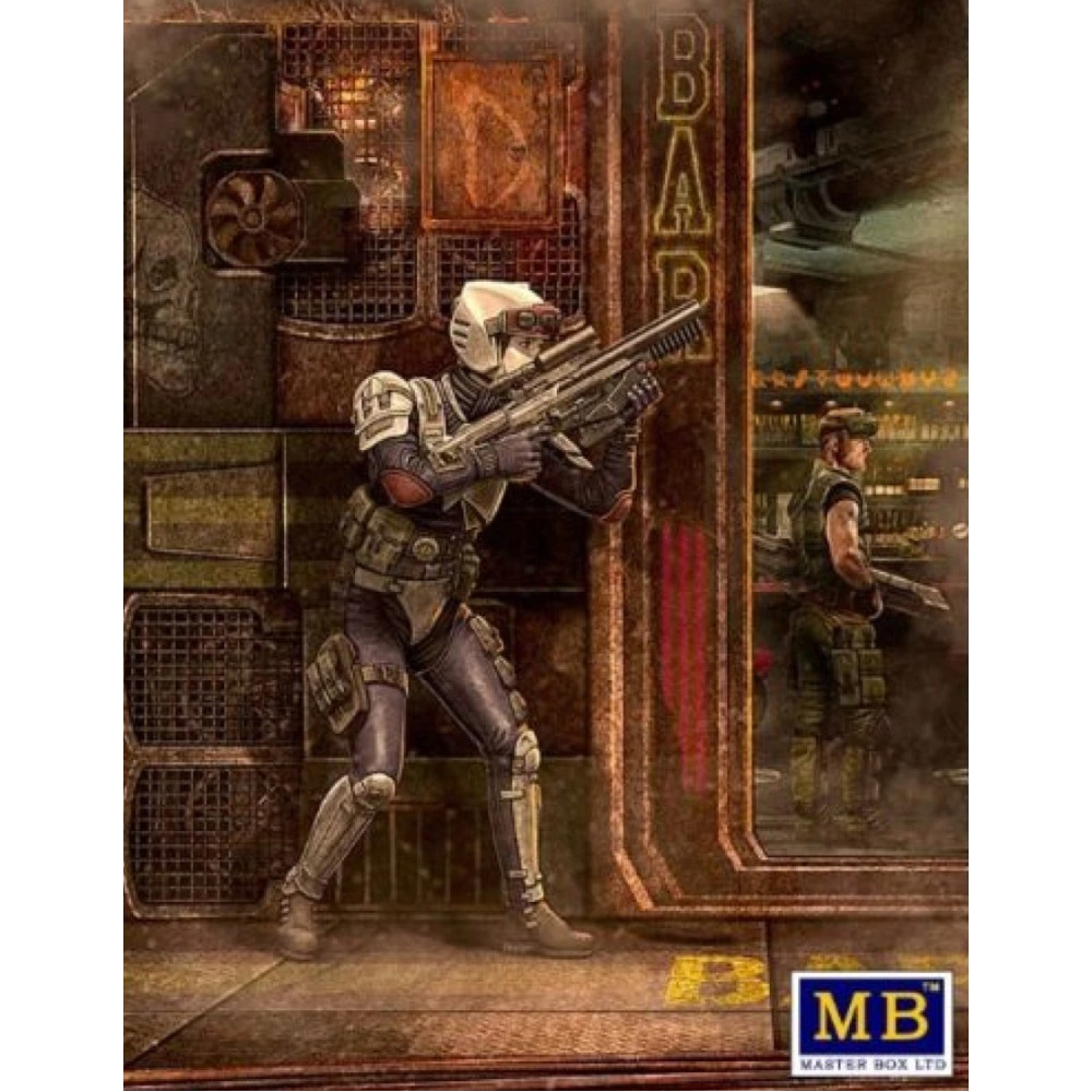 Masterbox 24055 Model Kit – 1:35 Scale 'At The Edge Of The Universe' Laurie Barnes Figure Model - View #8