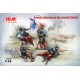 French Infantry on the march (1914) (4 figures) 1/35 ICM 35705