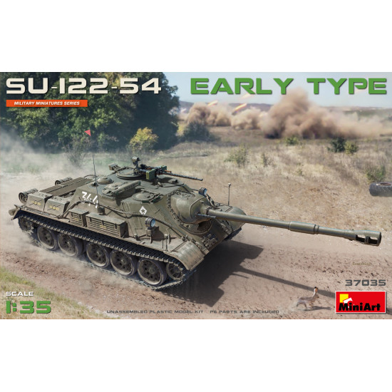 Military Miniatures SU-122-54 EARLY TYPE 1/35 scale MINIART 37035 MILITARY  ARMOR Model Kit Armor Model Kits, Armor