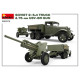 WW II SOVIET 2T 6X4 TRUCK and 76-mm USV-BR GUN 39 1/35 scale kit MINIART 35272