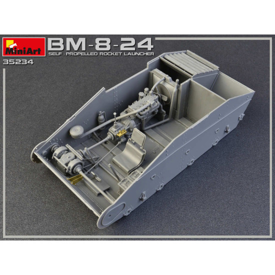 MINIART 35234 1/35 SCALE MODEL SOVIET KBM-8-24 SELF-PROPELLED ROCKET LAUNCHER