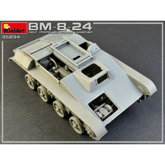 MINIART 35234 1/35 SCALE MODEL SOVIET KBM-8-24 SELF-PROPELLED ROCKET LAUNCHER