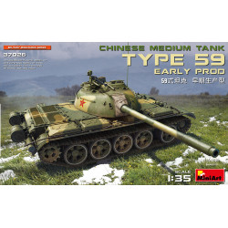 Miniart 37026 1/35 SCALE TYPE 59 EARLY PROD CHINESE MEDIUM TANK WZ-120 1950 year