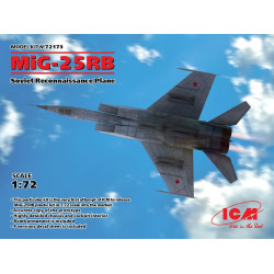 ICM 72173 - MiG-25 RB, Soviet Reconnaissance Plane - 1/72 scale model kit 298 mm