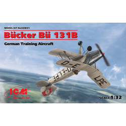 ICM 32031 - Bucker Bu 131B, German Training Aircraft 1/32 scale model kit 198 mm