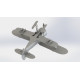 ICM 32011 - I-153 (winter version), WWII Soviet Fighte - 1/32 scale model 195 mm