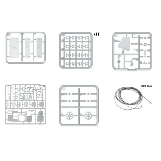 Miniart 35238 - BERGEPANZER T-60 (r) INTERIOR KIT WW II Military Miniatures 1/35