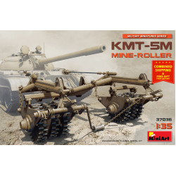 MINIART 37036 KMT-5M MINE-ROLLER for T-54, T-55, T-62, T-62M 1/35 scale model