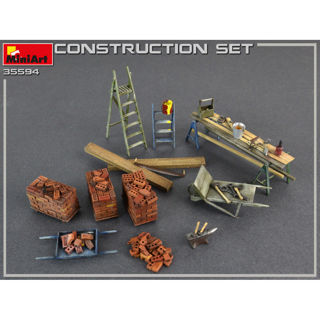 MINIART 35594 CONSTRUCTION SET 1/35 scale model kit Accessories for