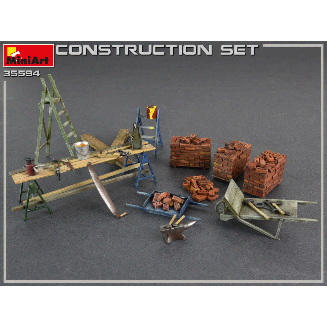 MINIART 35594 CONSTRUCTION SET 1/35 scale model kit Accessories for