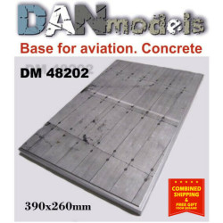 STAND FOR MODELS. SUBJECT: CONCRETE. AIRCRAFT PARKING 1/48 DAN MODELS 48202
