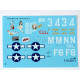DOUGLAS A-20 BOSTON PIN-UP NOSE ART AND STENCILS PART 1 1/72 Foxbot 72-006