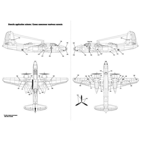 DOUGLAS A-20 BOSTON PIN-UP NOSE ART AND STENCILS PART 2 Foxbot 72-008