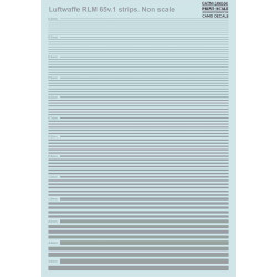 DECAL FOR AIRPLANE CAMO LUFTWAFFE RLM 65V.1 STRIPS. PRINT SCALE 041-CAMO