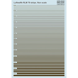 DECAL CAMO LUFTWAFFE RLM 79 STRIPS PRINT SCALE 045-CAMO