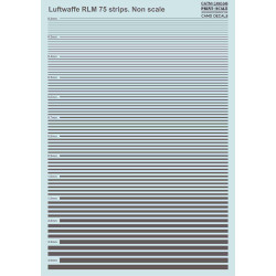 DECAL CAMO LUFTWAFFE RLM 75 STRIPS PRINT SCALE 046-CAMO