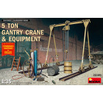 MINIART 35589 5 TON GANTRY CRANE and EQUIPMENT 1/35 scale plastic model kit