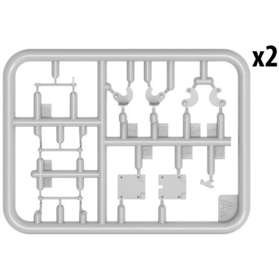 Us Stock Miniart 37070 Kmt-5m Mine-roller For T-54, T-55, T-62, T-62m 1/35 Scale Model