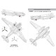 DOUGLAS C-47 SKYTRAIN DAKOTA PIN-UP NOSE ART AND STENCILS 1 1/72 Foxbot 72-017