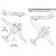 DOUGLAS C-47 SKYTRAIN/DAKOTA PIN-UP NOSE ART AND STENCILS 4 1/72 Foxbot 72-020
