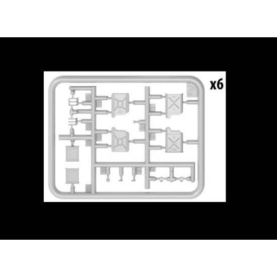 Miniart 35587 - ALLIES JERRY CANS SET World War 2 1/35 scale plastic model kit