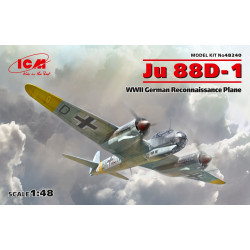 ICM 48240 - JU 88D-1, WWII GERMAN RECONNAISSANCE PLANE - 1/48 scale model kit