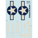 DECALS FOR GRUMMAN TBF AVENGER DECAL 1/32 PRINT SCALE 32-022 PERIOD OF WW II