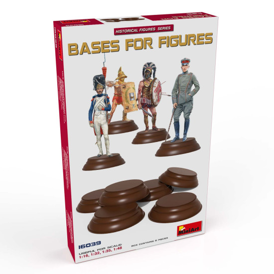 Miniart 16039 - 1/16 Bases for Figures 6 pcs