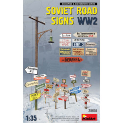 Miniart 35601 - 1/35 soviet road signs ww2