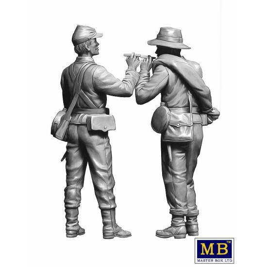 Master Box 35198 - 1/35 - Brothers Meet Again. End of the War - Confederate army